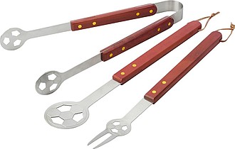 5 pcs football BBQ set