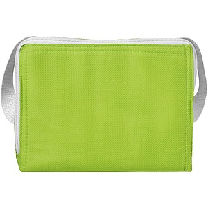 6 can Cooler Bag - Green/White