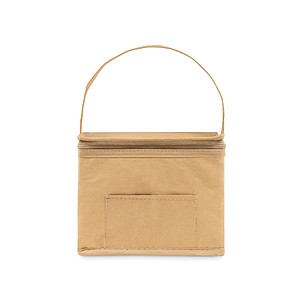 6 can woven paper cooler bag
