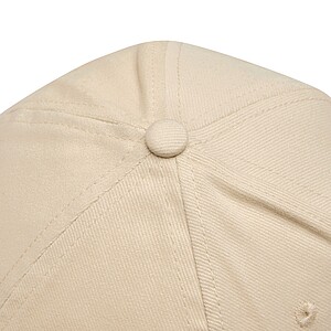 6-panel baseball cap, beige