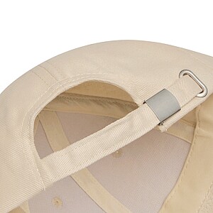 6-panel baseball cap, beige