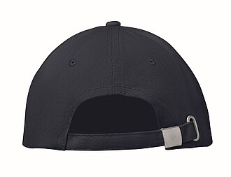 6 panel baseball cap, blue