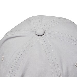 6-panel baseball cap, grey