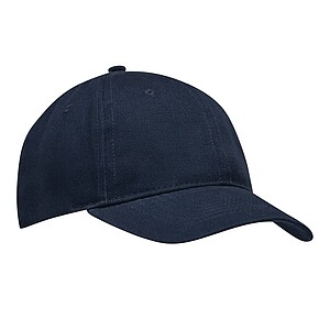 6-panel baseball cap, navy blue