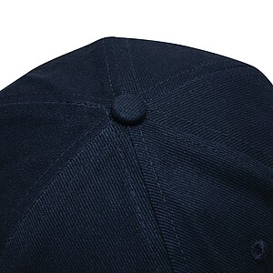 6-panel baseball cap, navy blue