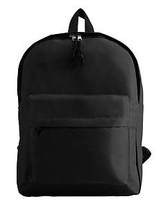 600D polyester backpack, black