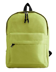 600D polyester backpack, lime