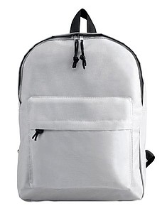 600D polyester backpack, white