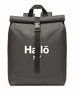 600D RPET 2 tone backpack