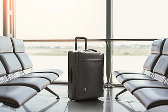 600D RPET polyester soft side trolley.