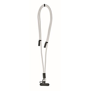 60W charging and data lanyard, white