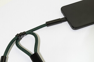 60W RPET mobile wristband cable