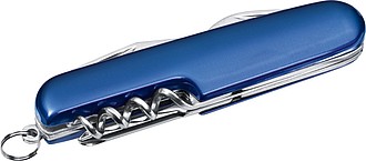7-piece pocket knife, blue