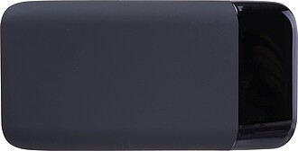 8000 mAh powerbank with illuminated logo, black