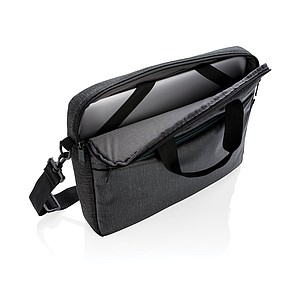 900D laptop bag PVC free, black