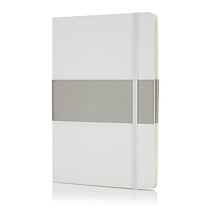 A5 hardcover notebook, white