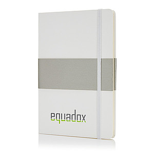 A5 hardcover notebook, white
