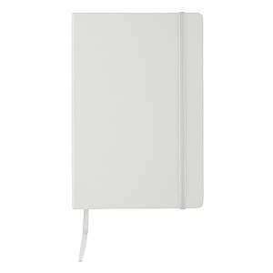 A5 hardcover notebook, white