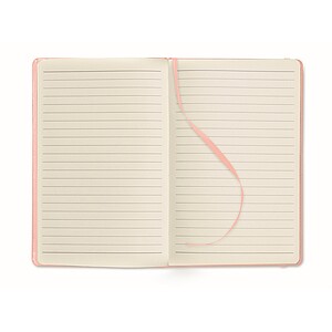 A5 notebook 96 lined sheets, baby pink