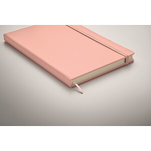 A5 notebook 96 lined sheets, baby pink