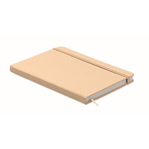 A5 notebook 96 lined sheets, beige