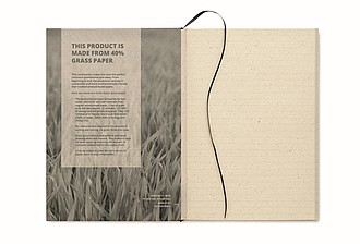 A5 notebook grass paper