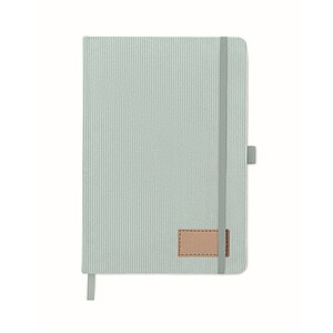 A5 notebook hard RPET cover, baby blue