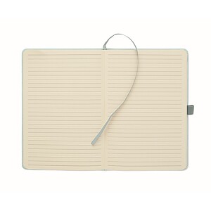 A5 notebook hard RPET cover, baby blue