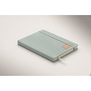 A5 notebook hard RPET cover, baby blue