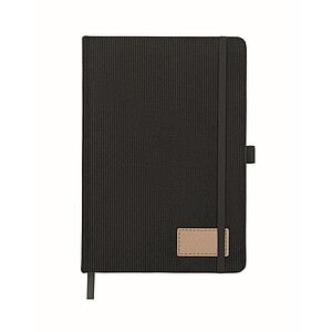 A5 notebook hard RPET cover, black