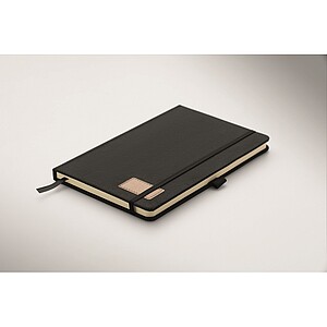 A5 notebook hard RPET cover, black