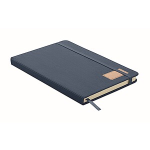 A5 notebook hard RPET cover, blue