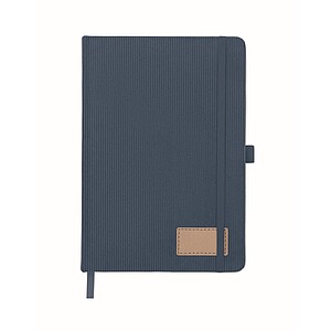 A5 notebook hard RPET cover, blue