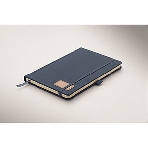 A5 notebook hard RPET cover, blue