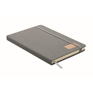 A5 notebook hard RPET cover, grey
