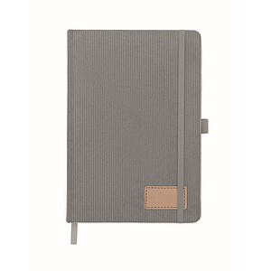 A5 notebook hard RPET cover, grey