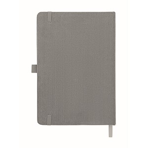 A5 notebook hard RPET cover, grey