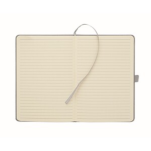 A5 notebook hard RPET cover, grey