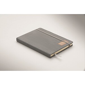 A5 notebook hard RPET cover, grey