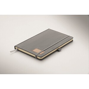 A5 notebook hard RPET cover, grey