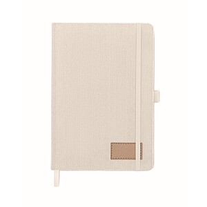 A5 notebook hard RPET cover, off white