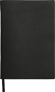 A5 notebook made of soft PU, black