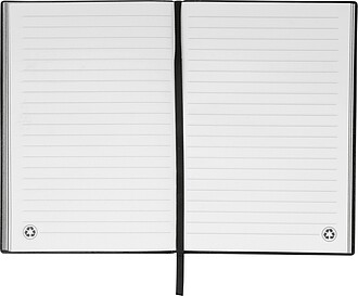 A5 notebook made of soft PU, black