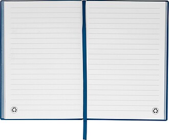 A5 notebook made of soft PU, navy heather