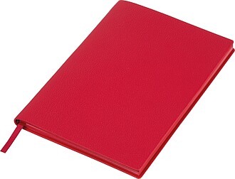 A5 notebook made of soft PU, red