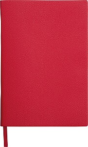 A5 notebook made of soft PU, red