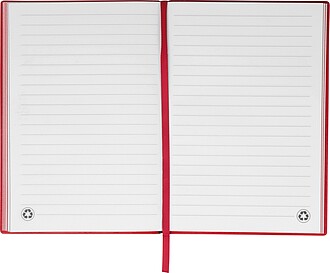 A5 notebook made of soft PU, red
