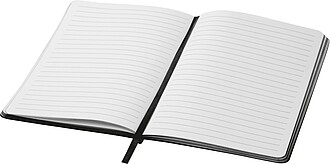 A5 notebook with colored edges, black