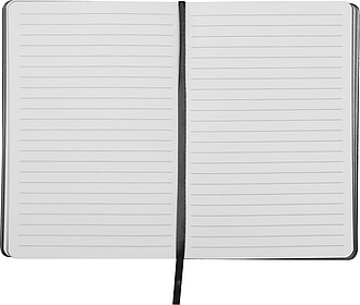 A5 notebook with colored edges, black
