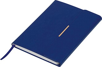 A5 notebook with magnetic closure, navy heather